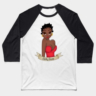 Betty Boop Dark Baseball T-Shirt